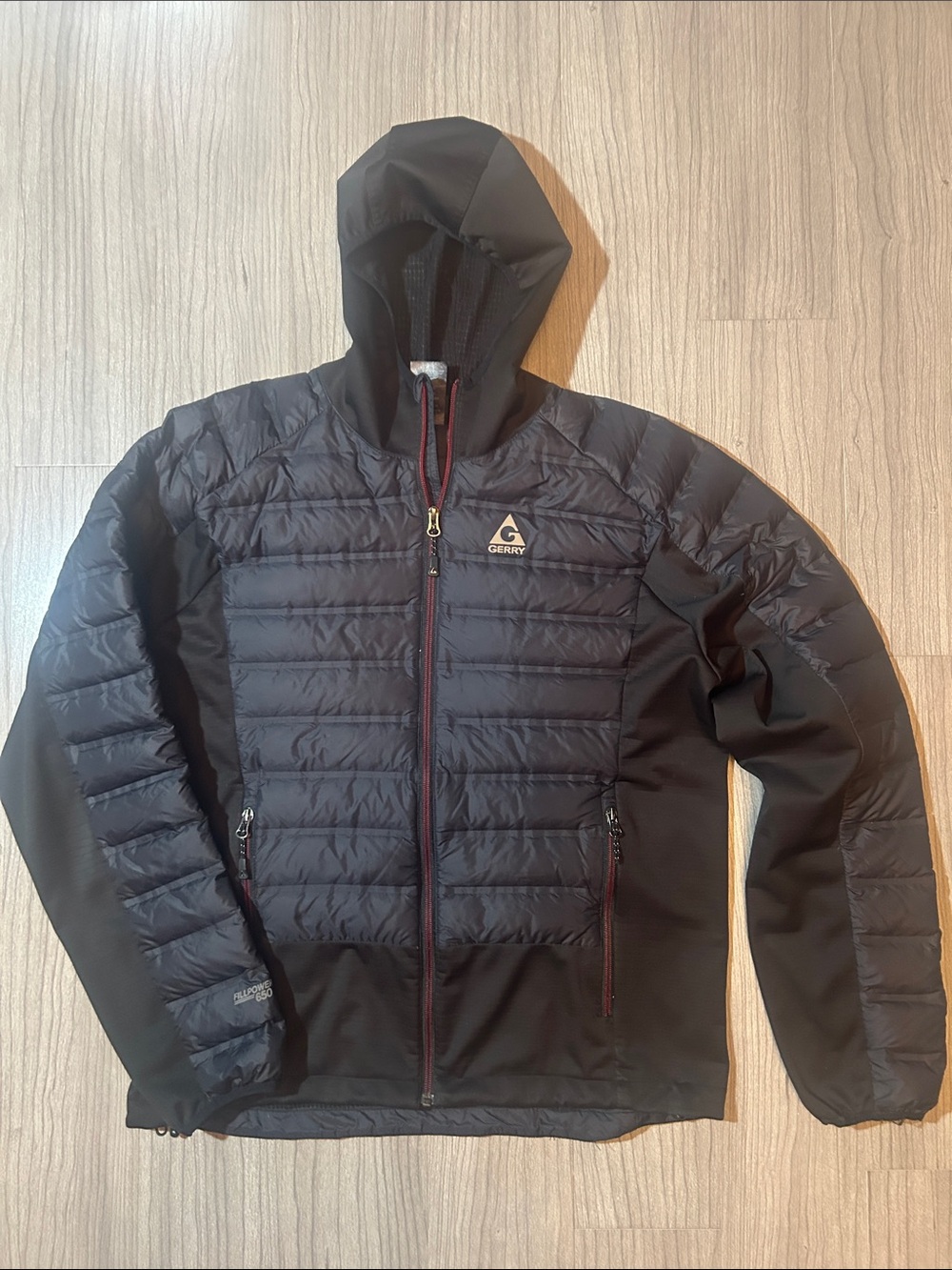 Men's Quilted Packable Down Jacket, Used Once! Sz L